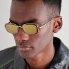 Anagram Geometric Gold-Tone Sunglasses - OU Anagram Geometric Gold-Tone Sunglasses - OU