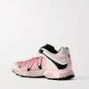 XT-WHISPER Rubber-Trimmed Mesh Sneakers - BK