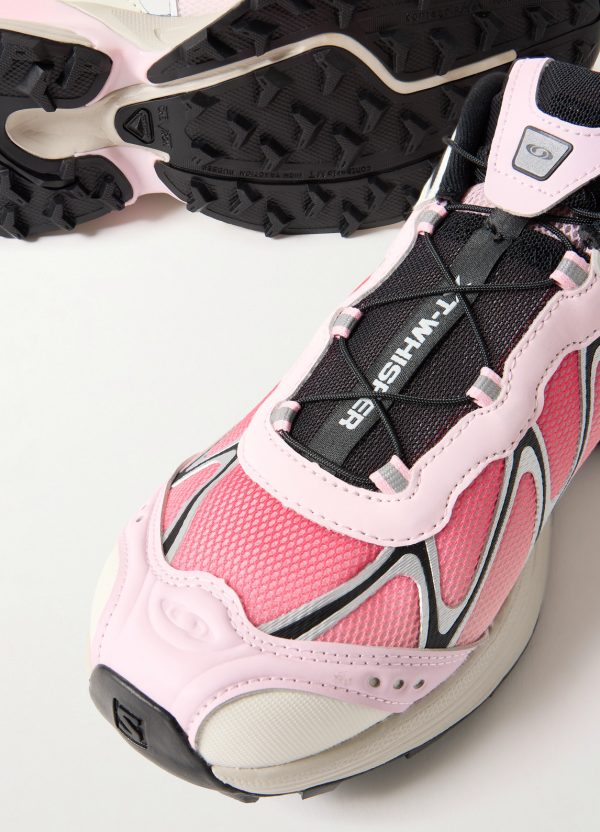 XT-WHISPER Rubber-Trimmed Mesh Sneakers - CU