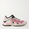 XT-WHISPER Rubber-Trimmed Mesh Sneakers