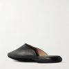 Nappa Leather Slippers - BK Nappa Leather Slippers - BK