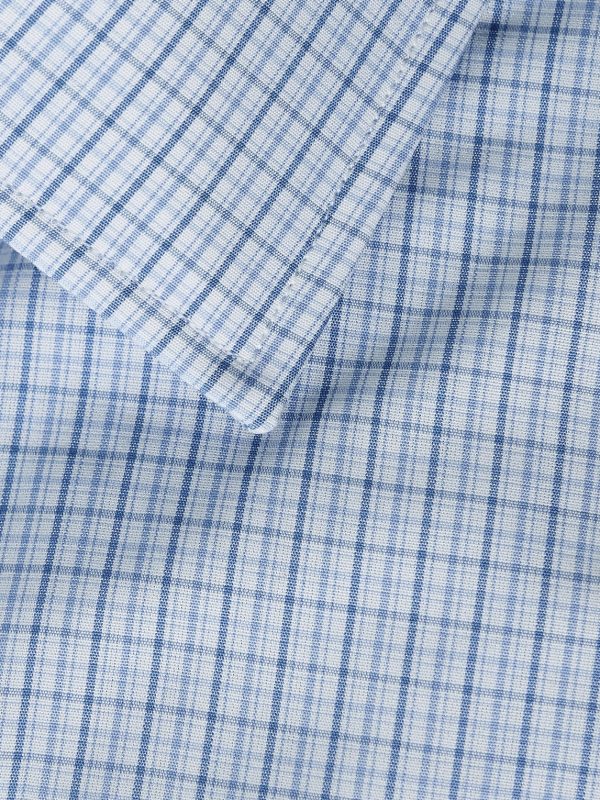Checked Cotton-Poplin Shirt - CU Checked Cotton-Poplin Shirt - CU