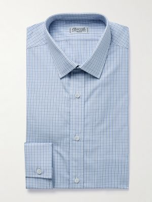 Checked Cotton-Poplin Shirt