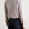Striped Cotton-Poplin Shirt - BK