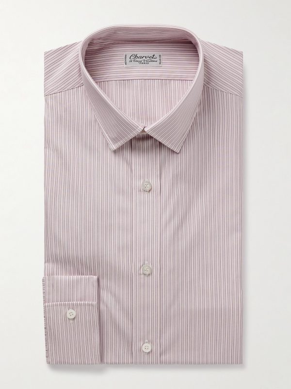 Striped Cotton-Poplin Shirt