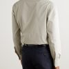 Checked Cotton-Poplin Shirt - BK Checked Cotton-Poplin Shirt - BK