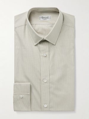 Checked Cotton-Poplin Shirt