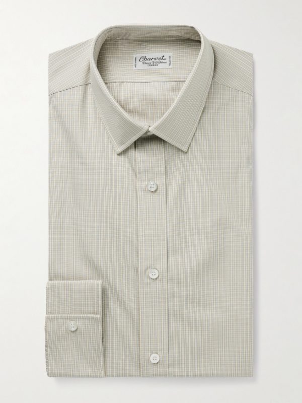 Checked Cotton-Poplin Shirt Checked Cotton-Poplin Shirt