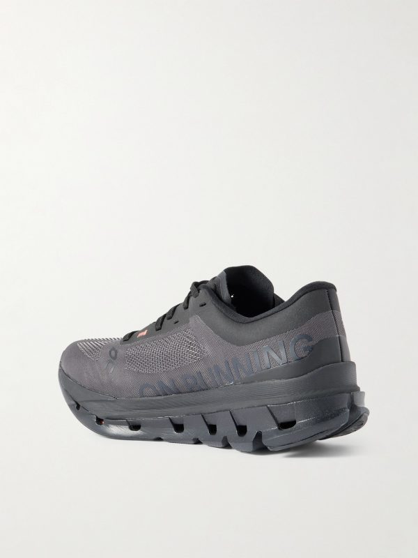 Cloudflow 5 Rubber-Trimmed Mesh Running Sneakers - BK