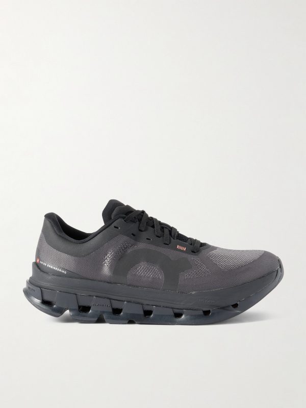 Cloudflow 5 Rubber-Trimmed Mesh Running Sneakers