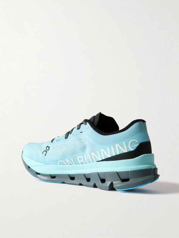 Cloudflow 5 Rubber-Trimmed Mesh Running Sneakers - BK