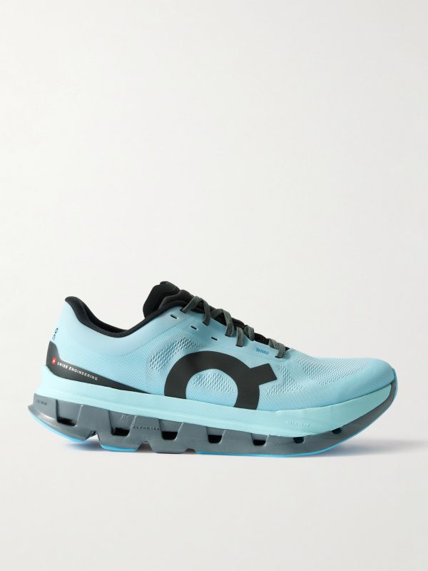 Cloudflow 5 Rubber-Trimmed Mesh Running Sneakers