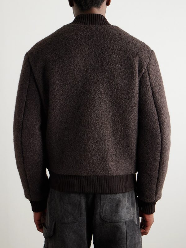 Bouclé Bomber Jacket - BK Bouclé Bomber Jacket - BK