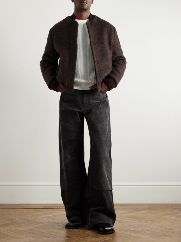 Bouclé Bomber Jacket - OU Bouclé Bomber Jacket - OU