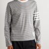 Logo-Appliquéd Striped Cotton-Jersey T-Shirt - FR Logo-Appliquéd Striped Cotton-Jersey T-Shirt - FR
