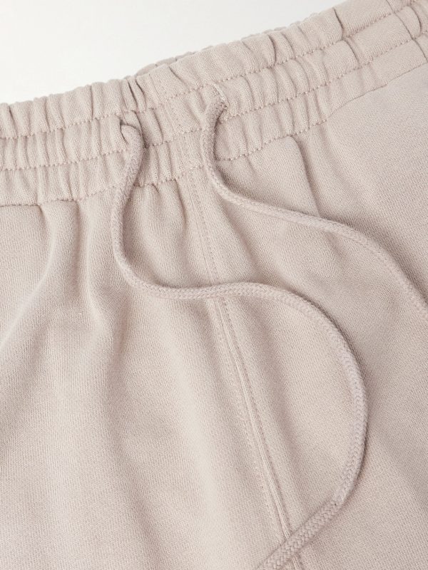 Geo Wide-Leg Organic Cotton-Jersey Sweatpants - CU