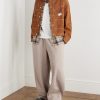 Geo Wide-Leg Organic Cotton-Jersey Sweatpants - OU