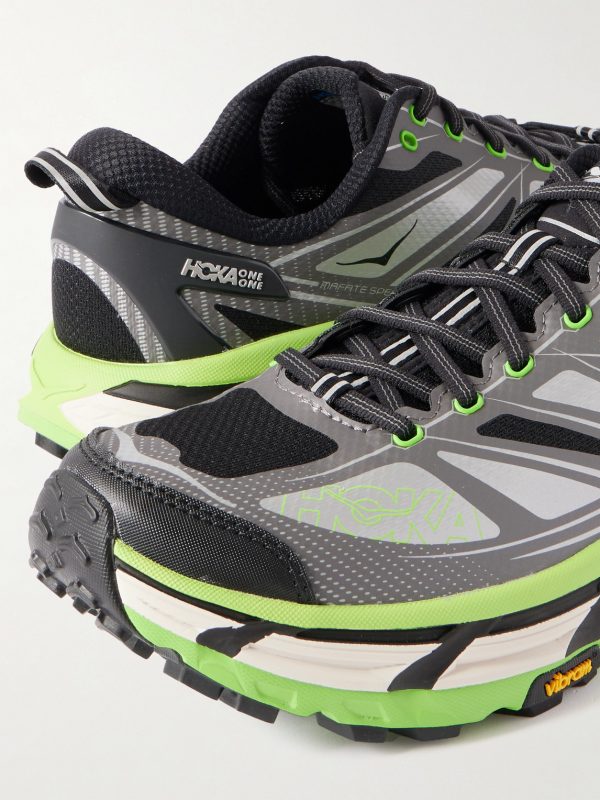 Mafate Speed 2 Rubber and Mesh Running Sneakers - CU Mafate Speed 2 Rubber and Mesh Running Sneakers - CU