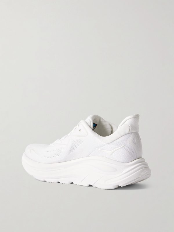 Clifton 10 Rubber-Trimmed Jacquard Running Sneakers - BK Clifton 10 Rubber-Trimmed Jacquard Running Sneakers - BK