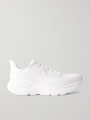 Clifton 10 Rubber-Trimmed Jacquard Running Sneakers Clifton 10 Rubber-Trimmed Jacquard Running Sneakers