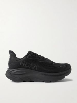 Clifton 10 Rubber-Trimmed Jacquard Running Sneakers Clifton 10 Rubber-Trimmed Jacquard Running Sneakers