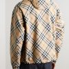 Reversible Checked Twill and Shell Hooded Jacket - BK Reversible Checked Twill and Shell Hooded Jacket - BK