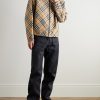 Reversible Checked Twill and Shell Hooded Jacket - OU Reversible Checked Twill and Shell Hooded Jacket - OU