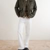 Polo Country Corduroy and Leather-Trimmed Waxed Cotton-Canvas Field Jacket - OU Polo Country Corduroy and Leather-Trimmed Waxed Cotton-Canvas Field Jacket - OU