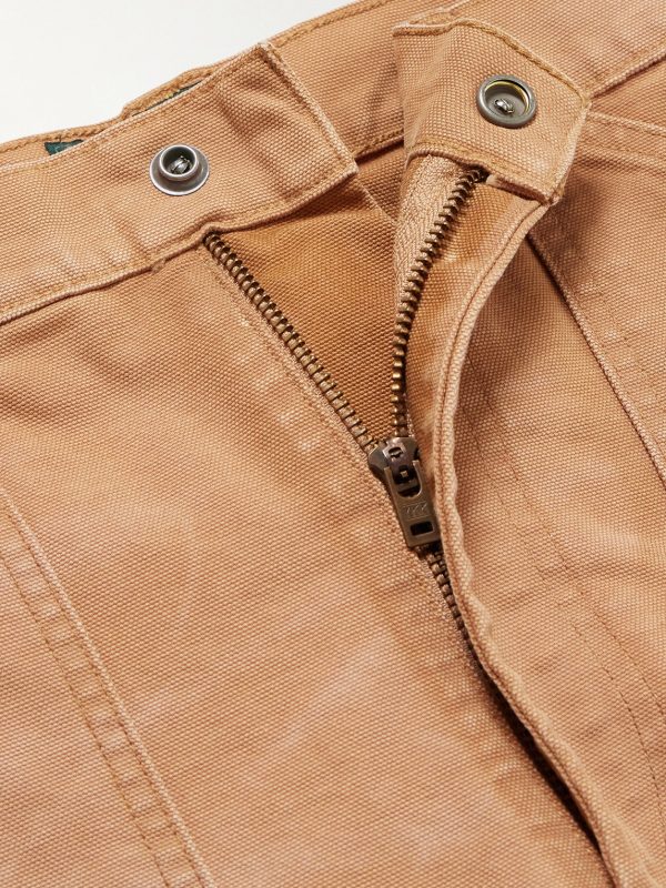 Polo Country Straight-Leg Distressed Cotton-Canvas Carpenter Trousers - E1 Polo Country Straight-Leg Distressed Cotton-Canvas Carpenter Trousers - E1