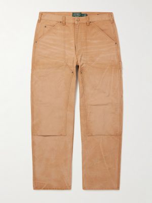 Polo Country Straight-Leg Distressed Cotton-Canvas Carpenter Trousers Polo Country Straight-Leg Distressed Cotton-Canvas Carpenter Trousers