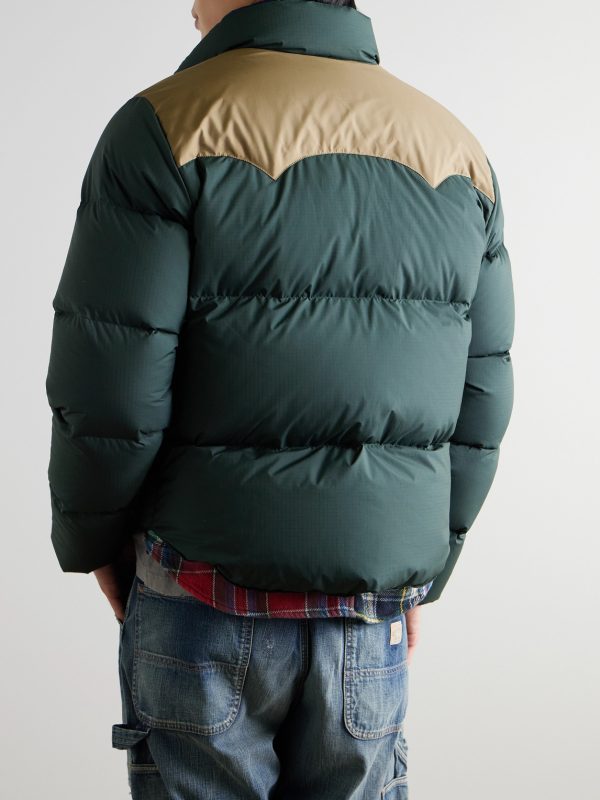 Polo Country Shell-Trimmed Quilted Recycled-Ripstop Jacket - BK Polo Country Shell-Trimmed Quilted Recycled-Ripstop Jacket - BK