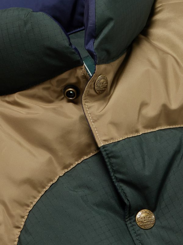 Polo Country Shell-Trimmed Quilted Recycled-Ripstop Jacket - CU Polo Country Shell-Trimmed Quilted Recycled-Ripstop Jacket - CU