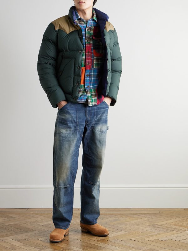 Polo Country Shell-Trimmed Quilted Recycled-Ripstop Jacket - OU Polo Country Shell-Trimmed Quilted Recycled-Ripstop Jacket - OU