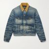Polo Country Corduroy-Trimmed Denim Trucker Jacket Polo Country Corduroy-Trimmed Denim Trucker Jacket