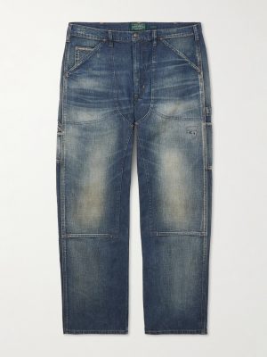 Polo Country Slim-Fit Straight-Leg Distressed Panelled Jeans Polo Country Slim-Fit Straight-Leg Distressed Panelled Jeans