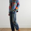 Polo Country Slim-Fit Straight-Leg Distressed Panelled Jeans - OU Polo Country Slim-Fit Straight-Leg Distressed Panelled Jeans - OU