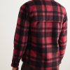 Polo Country Checked Padded Recycled-Fleece Overshirt - BK Polo Country Checked Padded Recycled-Fleece Overshirt - BK