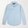 Polo Country Logo-Print Denim Shirt Polo Country Logo-Print Denim Shirt