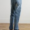 Polo Country Straight-Leg Distressed Patchwork Jeans - BK Polo Country Straight-Leg Distressed Patchwork Jeans - BK