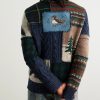 Polo Country Patchwork Jacquard-Knit Wool and Cashmere-Blend Sweater - BK