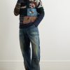 Polo Country Patchwork Jacquard-Knit Wool and Cashmere-Blend Sweater - OU