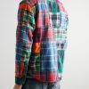 Polo Country Checked Patchwork Cotton-Flannel Shirt - BK Polo Country Checked Patchwork Cotton-Flannel Shirt - BK
