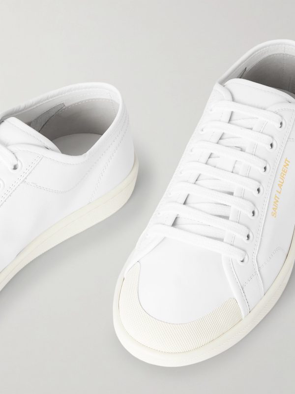 Gym Low Logo-Print Leather Sneakers - CU