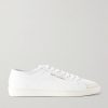 Gym Low Logo-Print Leather Sneakers