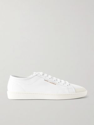 Gym Low Logo-Print Leather Sneakers Gym Low Logo-Print Leather Sneakers
