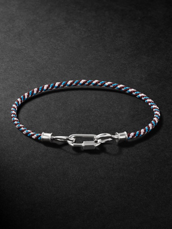 Babylock Sterling Silver and Dyneema Cord Bracelet