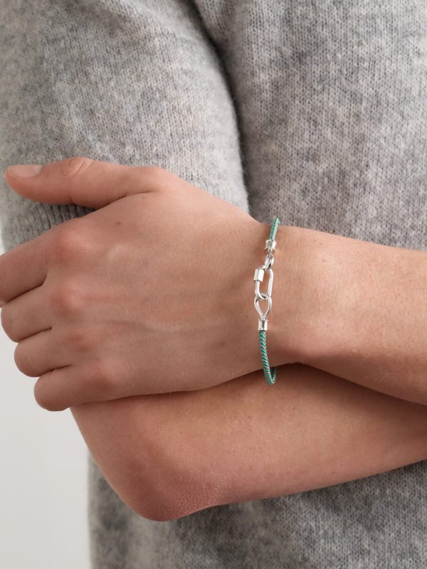 Babylock Sterling Silver and Dyneema Cord Bracelet - FR Babylock Sterling Silver and Dyneema Cord Bracelet - FR