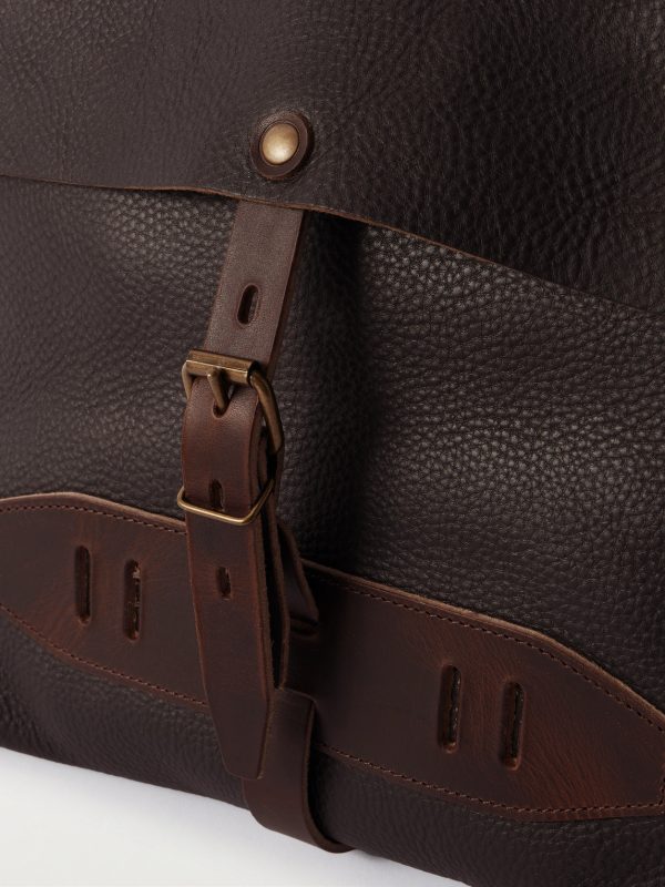 Lazard Full-Grain Leather Messenger Bag - CU Lazard Full-Grain Leather Messenger Bag - CU