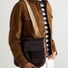 Lazard Full-Grain Leather Messenger Bag - OU Lazard Full-Grain Leather Messenger Bag - OU