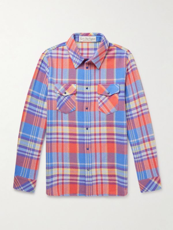 Creator Checked Cashmere Shirt